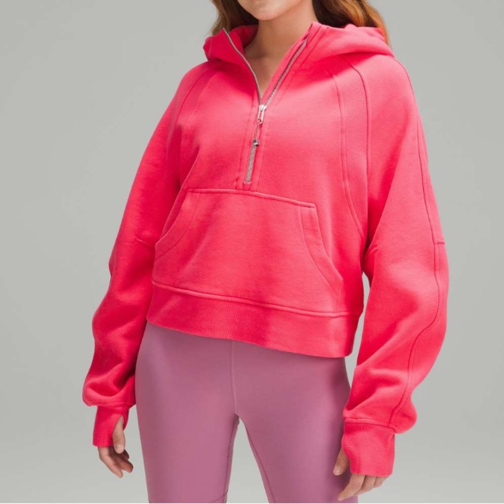 Lululemon Athletica Scuba Oversized Half-
Zip Hoodie in Lip Gloss size M/L